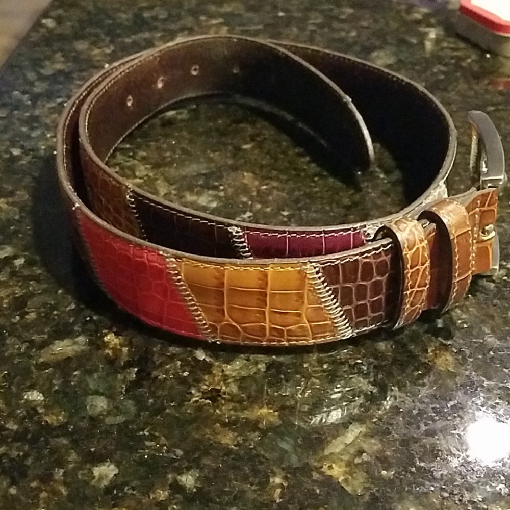Leather Multi-tone belt